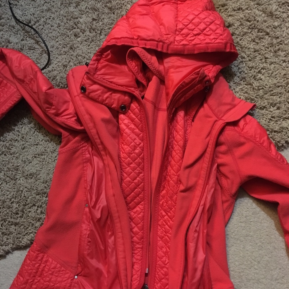Lululon fleece and Down